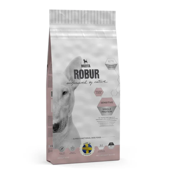 Bozita Robur Sensitive Single Protein Salmon Hundfoder 12,5kg